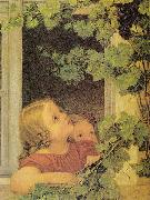 Kinder am Fenster, Georg Friedrich Kersting